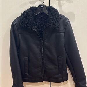 The Kooples Faux Sherling Jacket Size 1